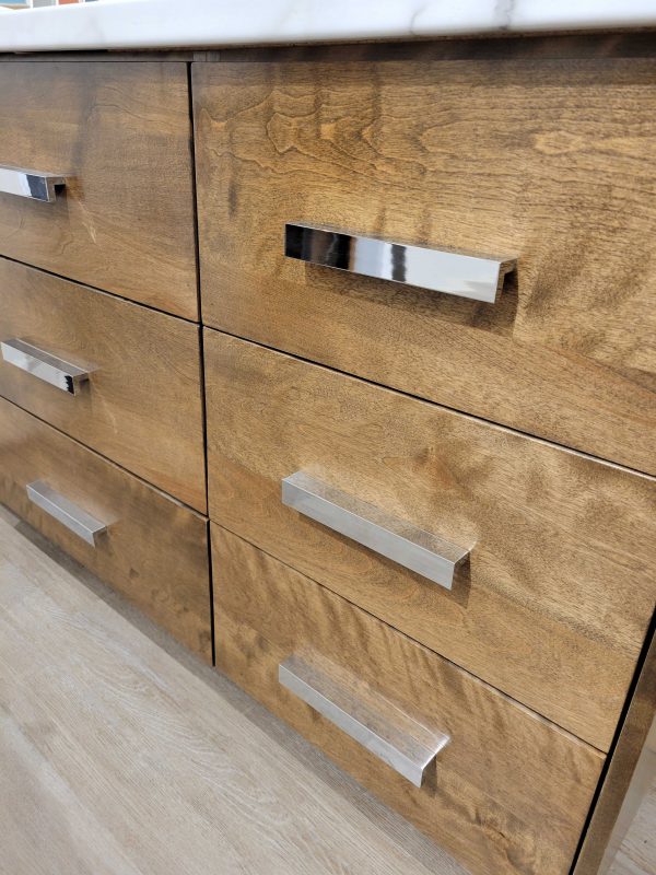 Contemporary Chrome Metal Cabinet Pull - 646 - Image 2