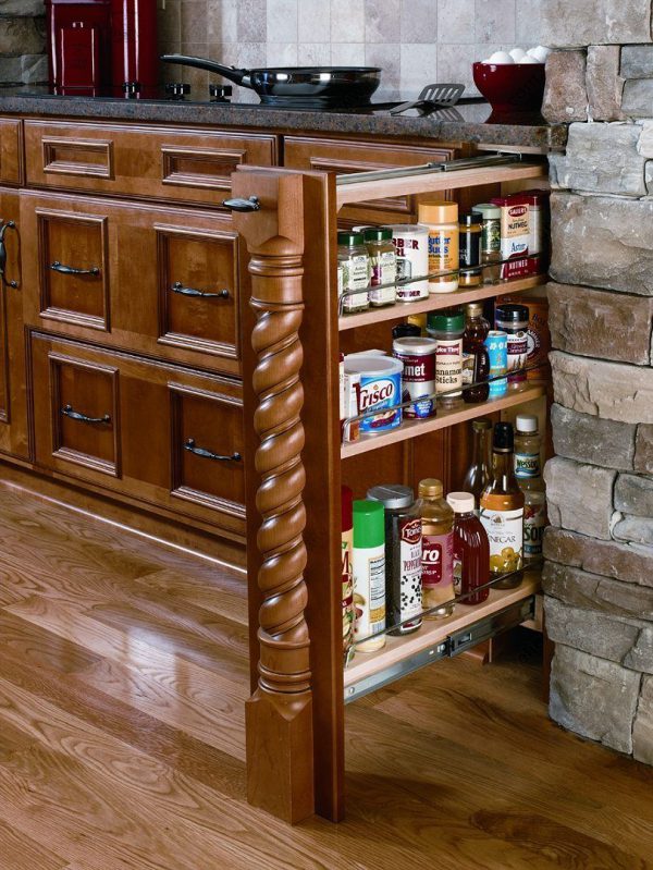 Cabinet Accessories - 6" Pullout Base Cabinet Organiser