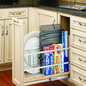 Cabinet Accessories - 8" Pullout Base Cabinet Organiser