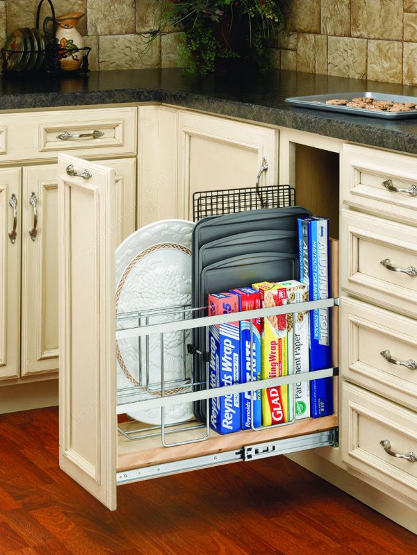 Cabinet Accessories - 8" Pullout Base Cabinet Organiser