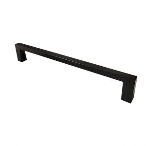 Contemporary Matte Black Metal Cabinet Pull - 107