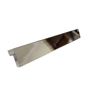 Contemporary Chrome Metal Cabinet Pull - 646