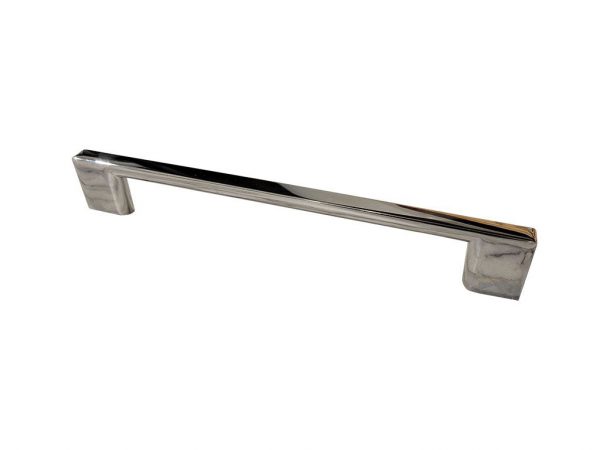 Contemporary Chrome Metal Cabinet Pull - 8160