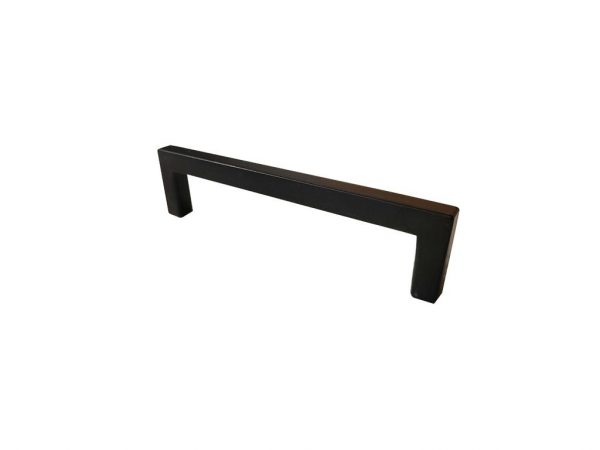Contemporary Matte Black Metal Cabinet Pull - 873