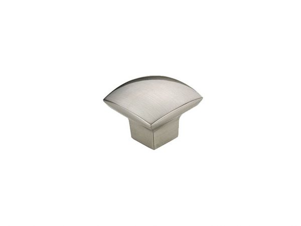 Contemporary Brushed Nickel Metal Cabinet Knob - 8143