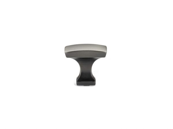 Transitional Antique Nickel Metal Cabinet Knob - 7653