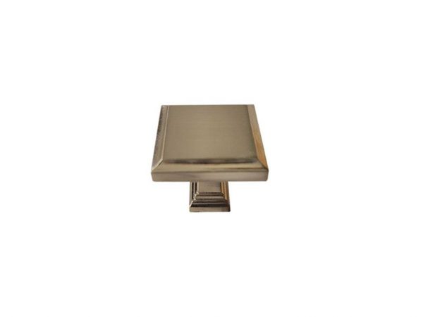 Transitional Brushed Nickel Metal Cabinet Knob - 7953