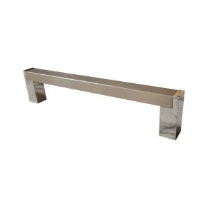 Contemporary Chrome & Brushed Nickel Metal Cabinet Pull - 801
