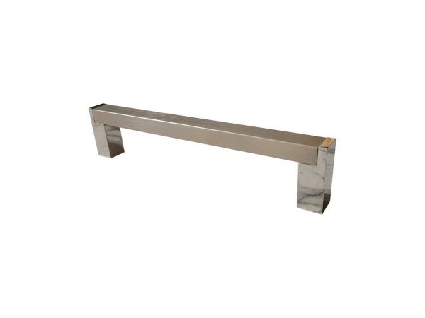 Contemporary Chrome & Brushed Nickel Metal Cabinet Pull - 801