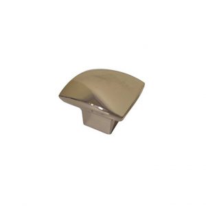 Contemporary Polished Nickel Metal Cabinet Knob - 8143