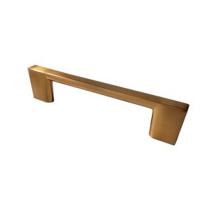 Contemporary Champagne Bronze Metal Cabinet Pull - 8160