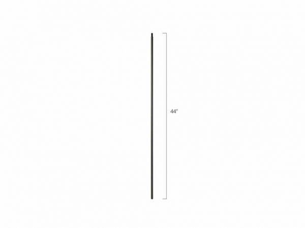 Bezdan - Wrinkled Black Square Spindle