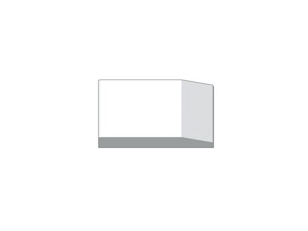 TNW15- 3 1/2" MDF Beveled Casing