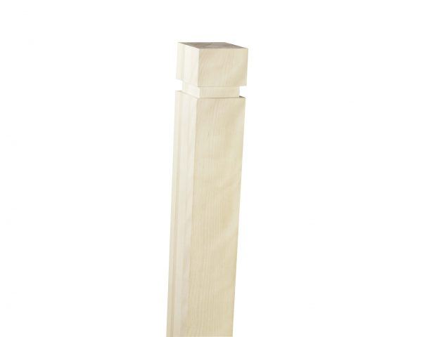 Stair Post - 3 1/4" Contemporary with Dadoed Top