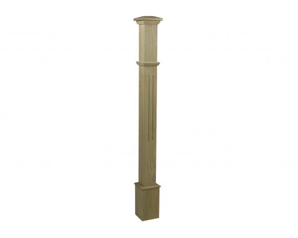 Stair Post - 3 1/4" Fluted - Image 3