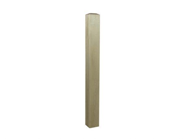 Stair Post - 4 1/2" Modern Plain with Beveled Top - Image 2