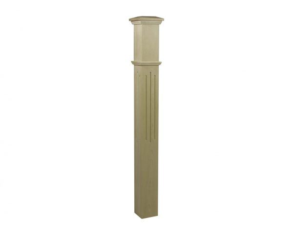 Stair Post - 4 1/2" Fluted - Image 3