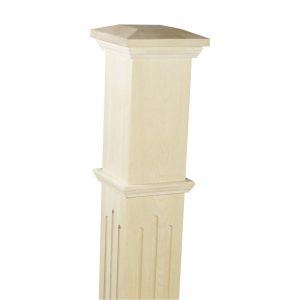 Stair Post - 4 1/2" Fluted