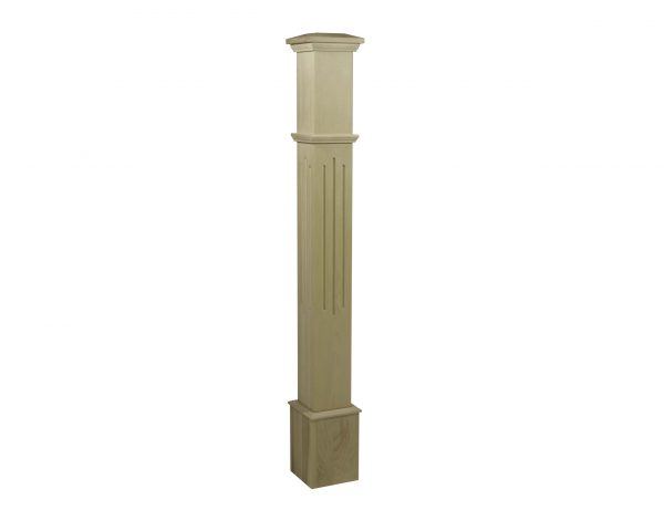 Stair Post - 4 1/2" Fluted - Image 2