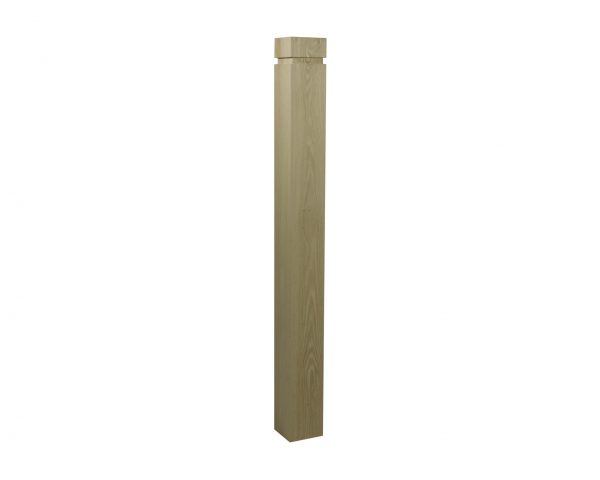 Stair Post - 4 1/2" Contemporary with Dadoed Top - Image 2