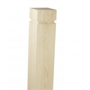 Stair Post - 4 1/2" Contemporary with Dadoed Top