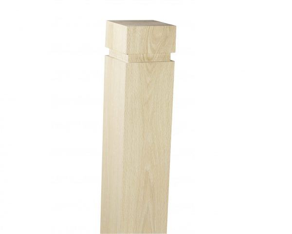 Stair Post - 4 1/2" Contemporary with Dadoed Top