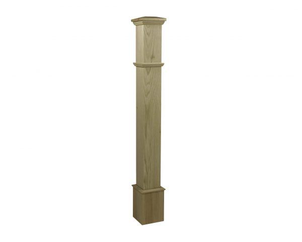 Stair Post - 4 1/2" Plain with Cap - Image 2