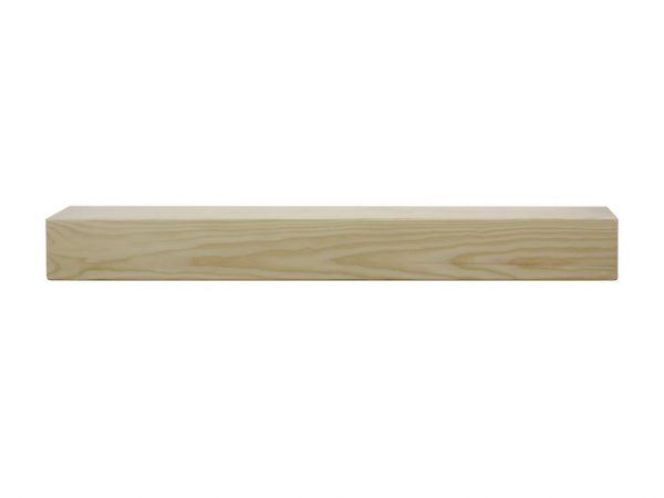 Floating Mantel in Solid Pine (Raw)
