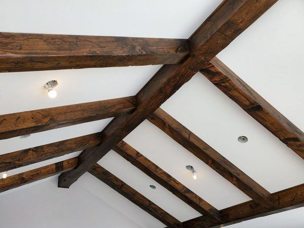 Custom Distressed Pine Ceiling Beams - Image 2