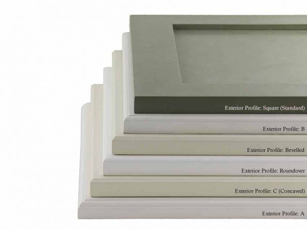 Cabinet Door Exterior Profile Options
